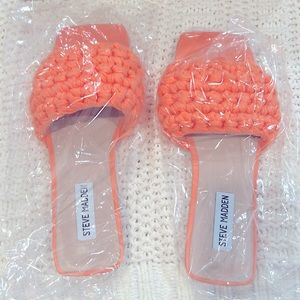 Steve Madden Maldo sandal orange sz 8 new in box
